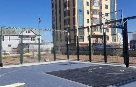 Сүхбаатар аймгийн Хаан банкны салбар тус аймагт 3х3 сагсан бөмбөгийн стандарт талбай байгуулж өглөө