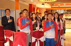 Монголын бүх ард түмний спортын XV дугаар наадамд түрүүлсэн тамирчид, багш дасгалжуулагч нарт хүндэтгэл үзүүллээ