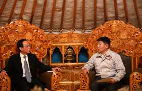 БНСВУ-аас Монгол Улсад суугаа Элчин сайд Нгуэн Даун Тань тэргүүтэй төлөөлөгчдийг хүлээн авч уулзлаа