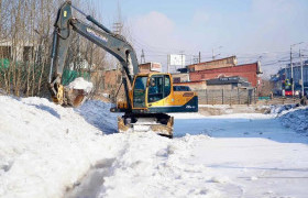 110 айл өрхийг ус, мөсөнд автах эрсдэлээс урьдчилан сэргийллээ