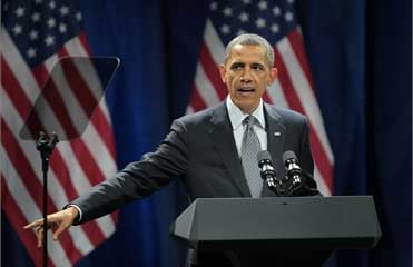Б.Обама үндэсний мэдэгдлээр сонгуулийн сурталчилгаа хийв