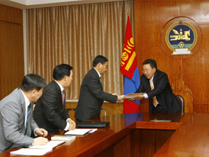 Д.Зоригтын нэрийг Монгол Улсын Ерөнхийлөгчид айлтгалаа
