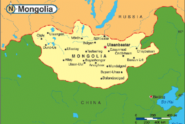 Японы хэвлэл: Монгол улс Орос, Хятадын хараанд оров
