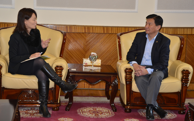 Олон улсын валютын сангийн Монголыг хариуцсан төлөөлөгч Юуко Киношитаг хүлээн авч уулзлаа