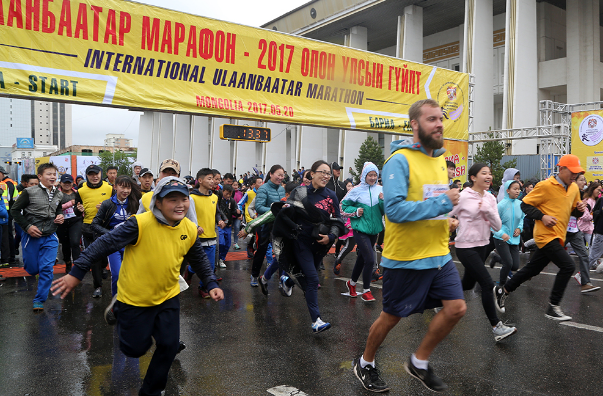 “Улаанбаатар Марафон 2017” олон улсын гүйлтийн тэмцээн болж байна