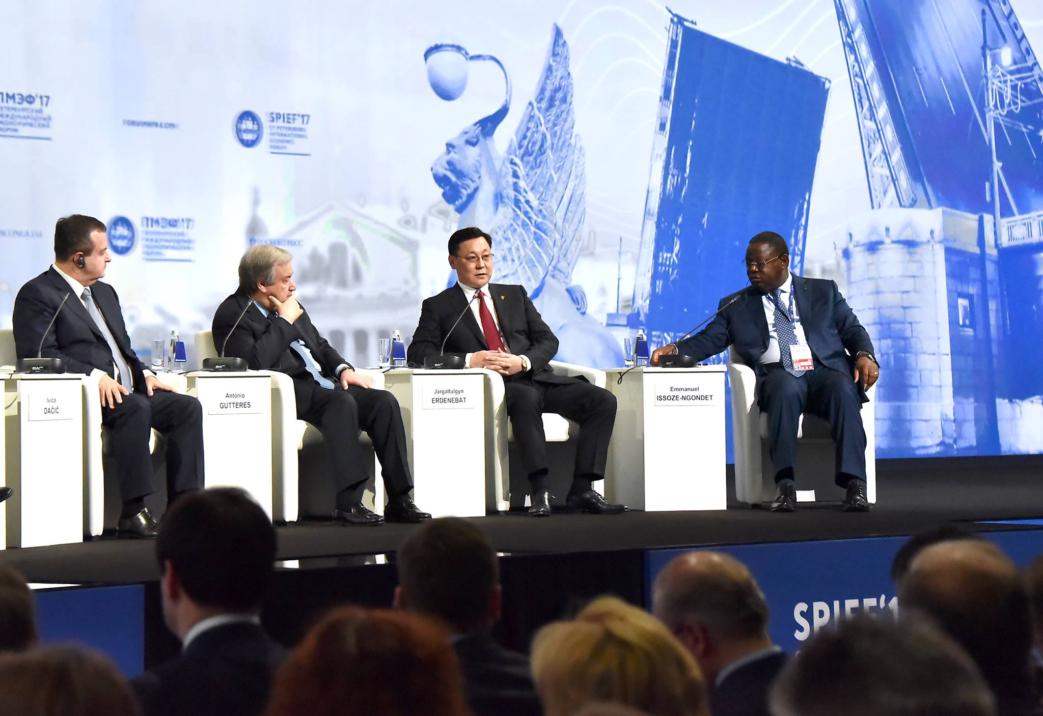 Санкт-Петербургийн Олон Улсын эдийн засгийн чуулга уулзалтын нээлтэд Монгол Улсын Ерөнхий сайд  үг хэлэв