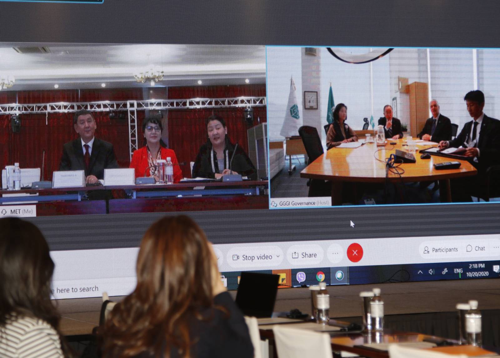 БОАЖ-ын Сайд Д.Сарангэрэл Даян Дэлхийн Ногоон Хөгжлийн байгууллагын ерөнхийлөгч Бан Ги Мүүнтэй цахим уулзалт хийлээ