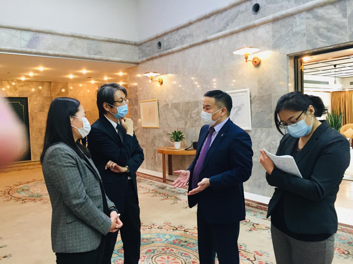 УИХ-ын гишүүн Ж.Сүхбаатар Японы элчин сайдын яаманд зохиогдож буй төсөлтэй танилцлаа