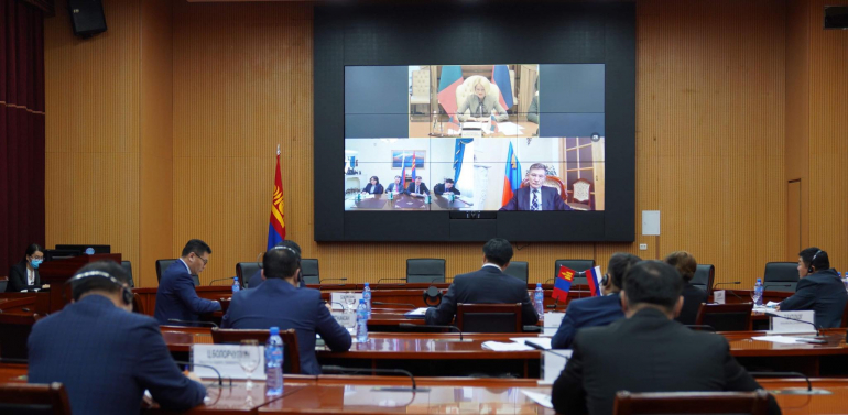 Монгол, Оросын засгийн газар хоорондын комиссын дарга нар цахим уулзалт хийв