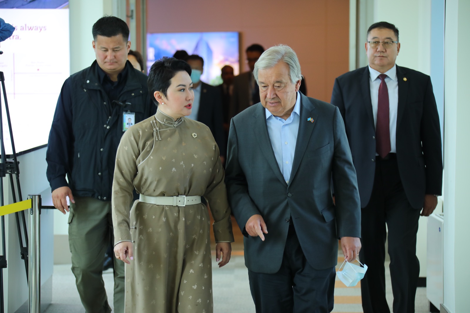 НҮБ-ын Ерөнхий нарийн бичгийн дарга Антонио Гутеррешийн Монгол улсад хийсэн албан ёсны айлчлал өндөрлөв