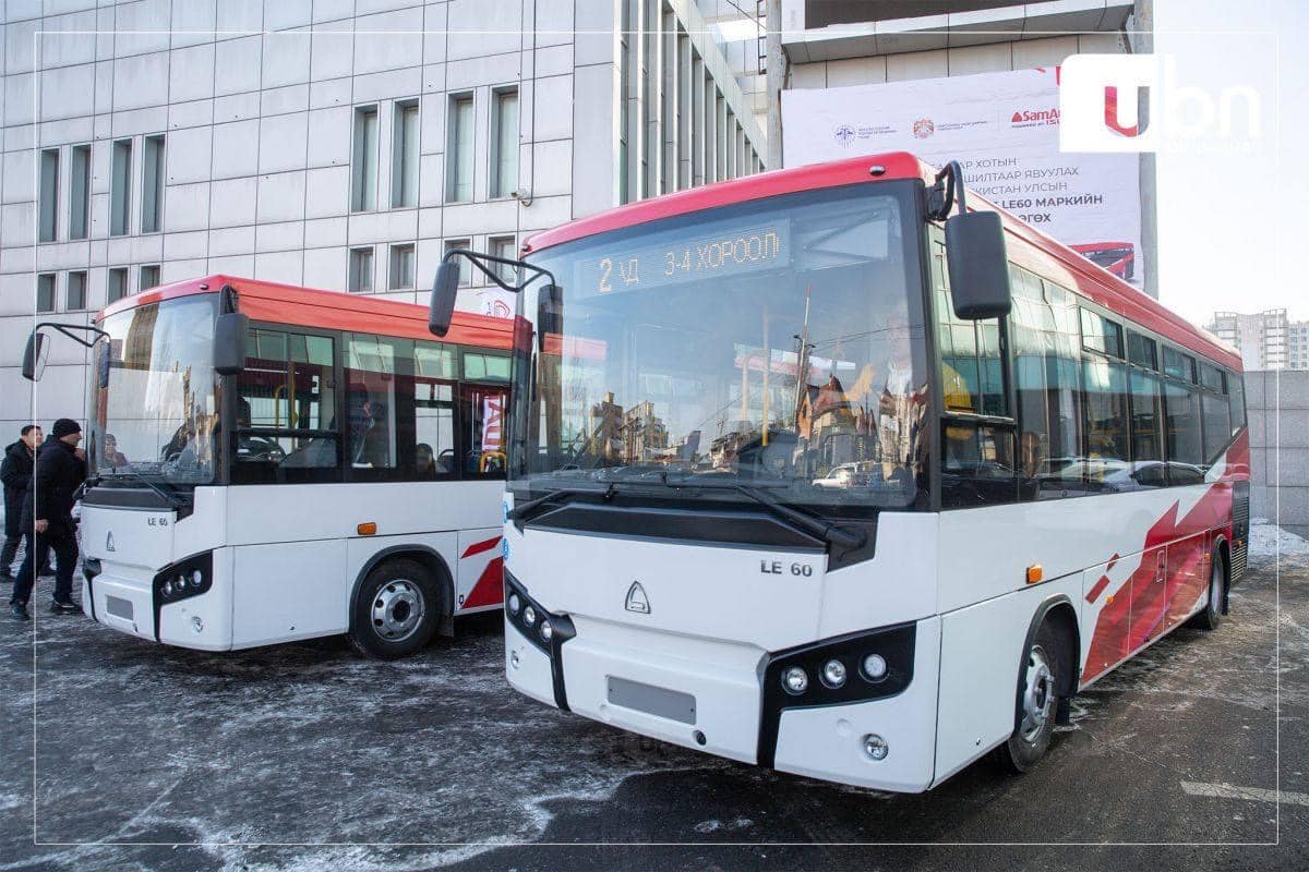 Манай улсад 700 сая төгрөгийн үнэ бүхий хоёр автобусыг Бүгд Найрамдах Узбекстан улсаас хүлээлгэн өглөө